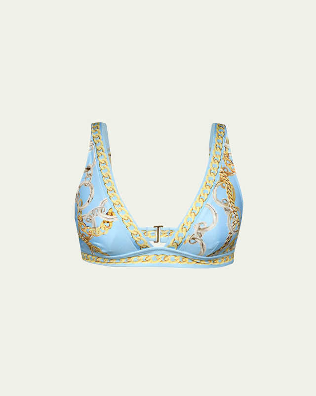 Lexie Oversized Chain Bikini Top